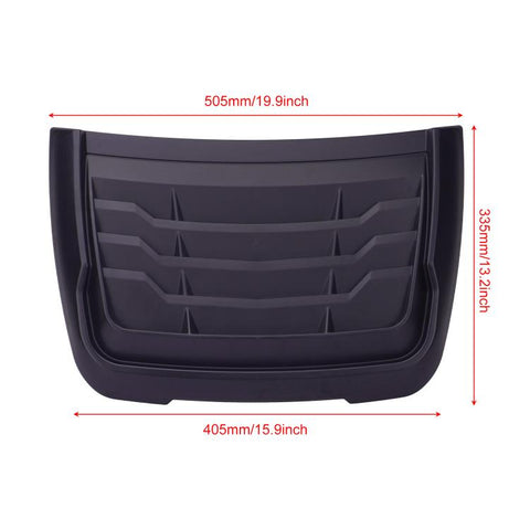 Car Hood Air Intake Cover Deflector For Ford Ranger Raptor 2015-2022, Frosted Black, Carbon Pattern