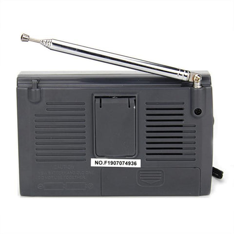 Kchibo 10-Band AM/FM/SW Portable Radio with High-Fidelity Speaker Compact Mini Multi-Band Receiver, KK-9803