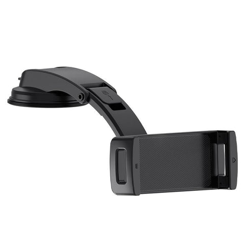 6-15 Inch Double Pull Car Tablet Mobile Phone Holder, Lock Hook Silicone, Silicone Suction Cup Set