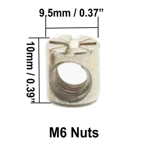 50pcs /Set M6 Colored Zinc Round Head Hexagon Socket Screw Set, 50pcs /Set
