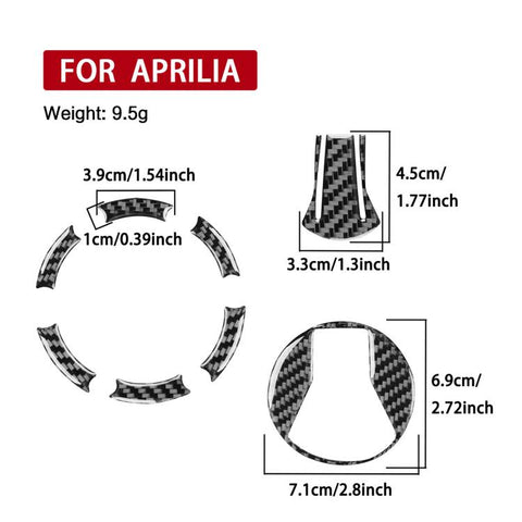 For 2021-2025 Aprilia RS 660 8pcs /Set Fuel Tank Cap Sticker
