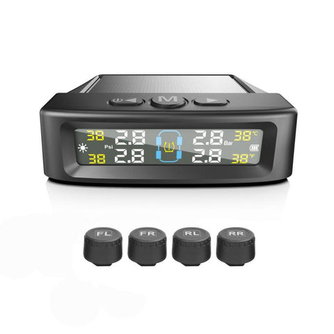 Automotive TPMS Four-Tire Pressure Monitor, Beep Sound Version External Sensor, Voice Version External Sensor, Beep Sound Version Internal Sensor, Voice Version Internal Sensor