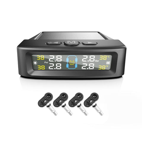 Automotive TPMS Four-Tire Pressure Monitor, Beep Sound Version External Sensor, Voice Version External Sensor, Beep Sound Version Internal Sensor, Voice Version Internal Sensor