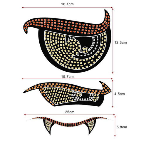 Demon Eye Car LED Display Retrofit Ambient Light, XL-15, XL-16, XL-17, XL-18, XL-19