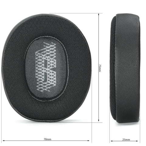 1pair Replacement Earpads For JBL E65BTNC / Duet NC / Live 650BTNC / Live 660NC, Football Mesh
