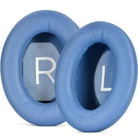For Bose QC45 / QC35 1pair Replacement Ear Cushions Memory Foam Ear Pads, Blue