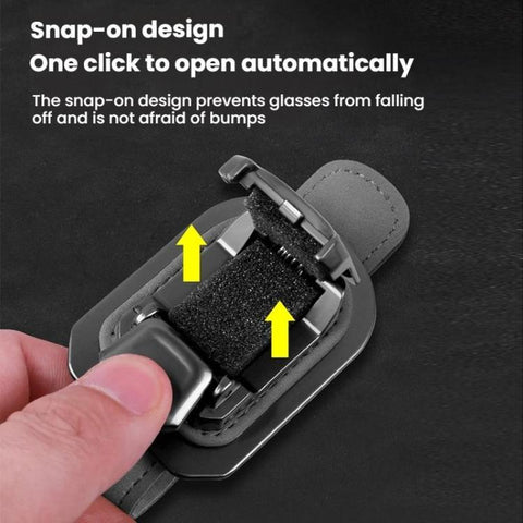 Car Sun Visor Glasses Holder Storage Decoration