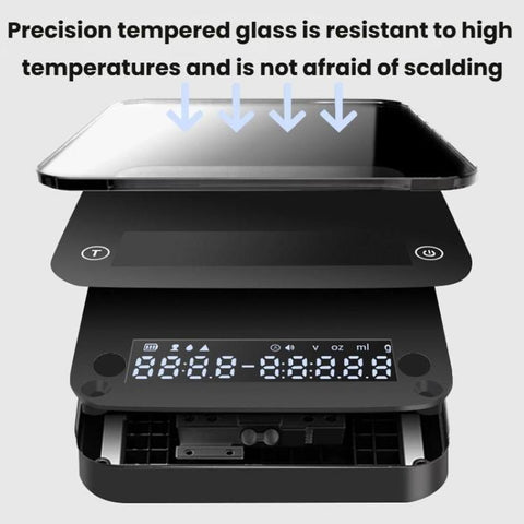 CAFE RHYME 311 Smart Electronic Scale For Pour-Over Coffee Mini Multifunctional Timing Kitchen Scale