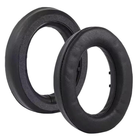 For Sennheiser HD490 Pro / HD490 Pro Plus 1pair Sponge Headphone Cushions Replacement Earpads For Over-Ear Headphones, Fleece Fabric, Leather