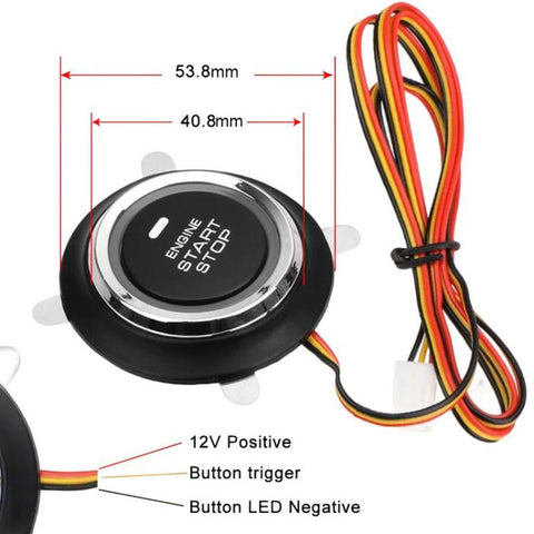 12V Universal Start-Stop Switch Car One-Key Start Button