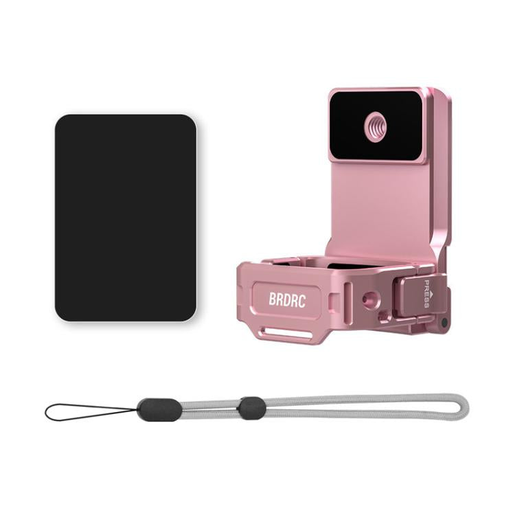 For DJI Osmo Pocket 3 BRDRC Magnetic Mount Expandable Back Clip Adapter