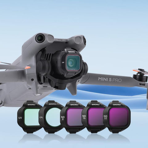 For DJI MINI 5 PRO BRDRC Drone Filters Lens Accessories, UV, CPL, ND16, CPL+ND8+ND16+ND32