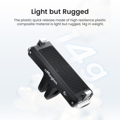 For Insta360 Go Ultra Camera aMagisn Quick Release Magnetic Base Plastic Mount Adapter
