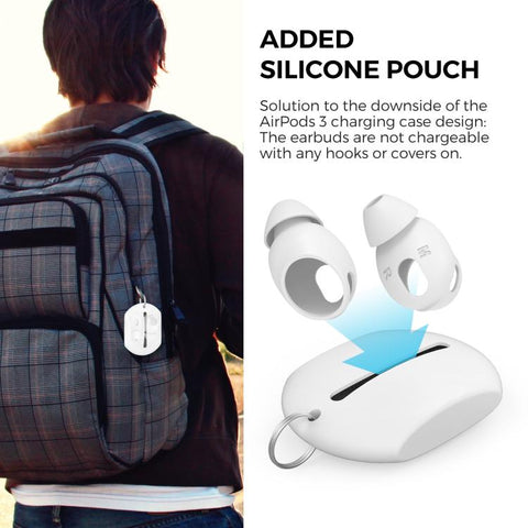 For AirPods 3 AhaStyle PT66-3 3pairs S+M+L Earphone Silicone Acoustic Earplugs, For AirPods 3 PT66-3