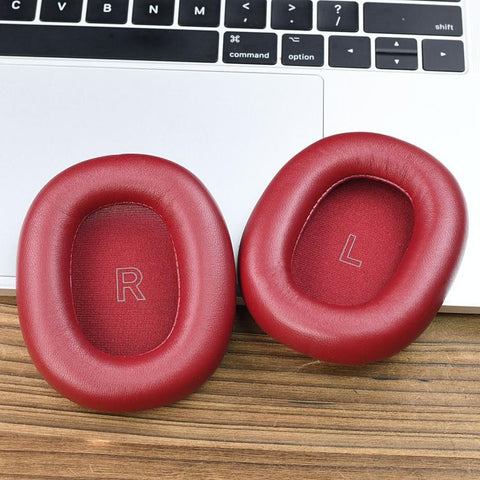 1pair Ear Pads For Bang & Olufsen Beoplay H95 ANC Headphones Genuine Lambskin Ear Cushions With Magnetic Attachment, H95 Red