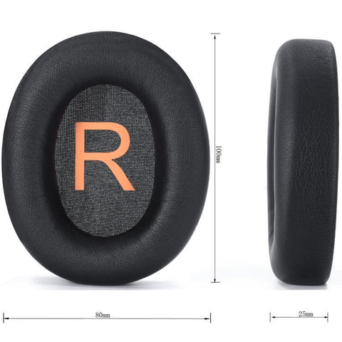1pair Ear Pads for QCY H3/H3 Lite / TOZO HT2 Headphones Soft Ear Cushions