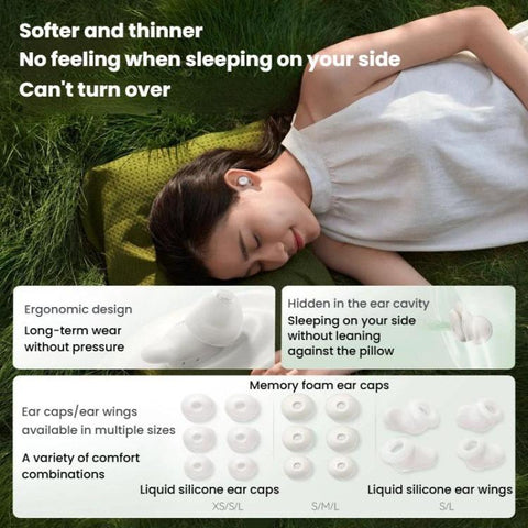 ANKER SoundCore Sleep A30 Active Noise Reduction Bluetooth Wireless Earphones, A30