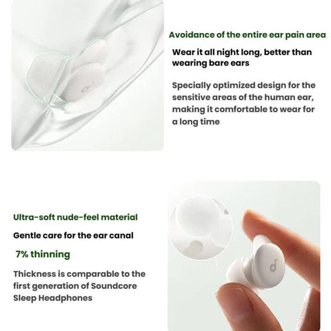 ANKER SoundCore Sleep A30 Active Noise Reduction Bluetooth Wireless Earphones, A30