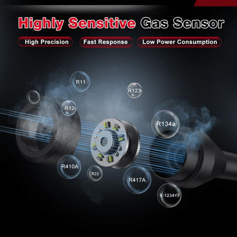 HABOTEST Car Air Conditioning Freon Refrigerant Leak Tester, HABOTEST HT6000