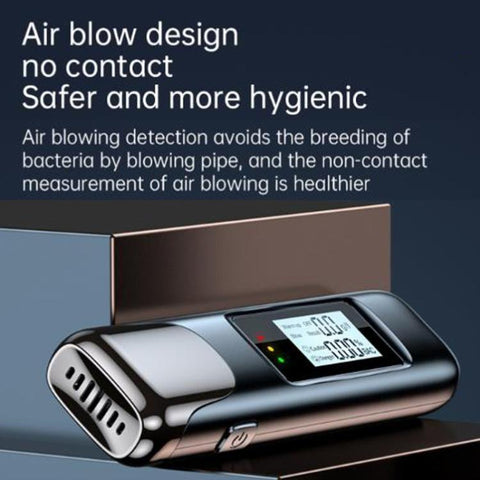 High-Precision Alcohol Tester Breathalyzer For Drunk Driving Detection