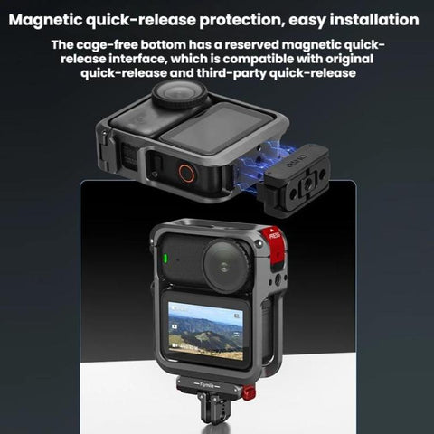 For DJI Osmo Nano Flymile Metal Cage Camera Extension Protective Frame