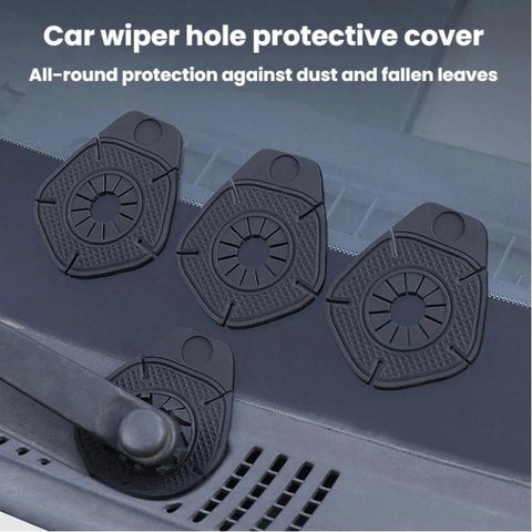10pcs Car Wiper Hole Protective Cover Wiper Dust-Proof Leak-Proof Plug Protective Silicone Pad