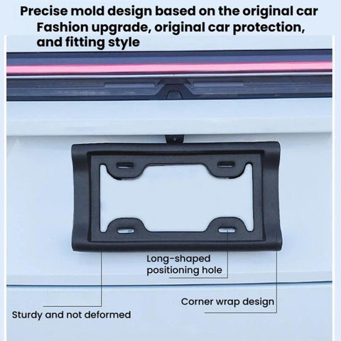 Car License Plate Frame Plate Holder Anti-Collision License Plate Frame, US