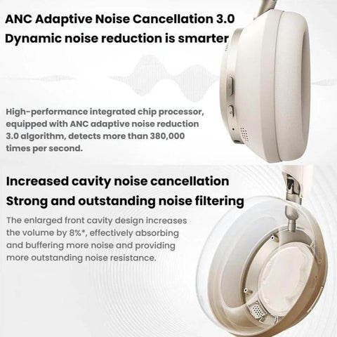 ANKER SoundCore SpaceOne Pro Noise Reduction Bluetooth Headset Gaming Headphone