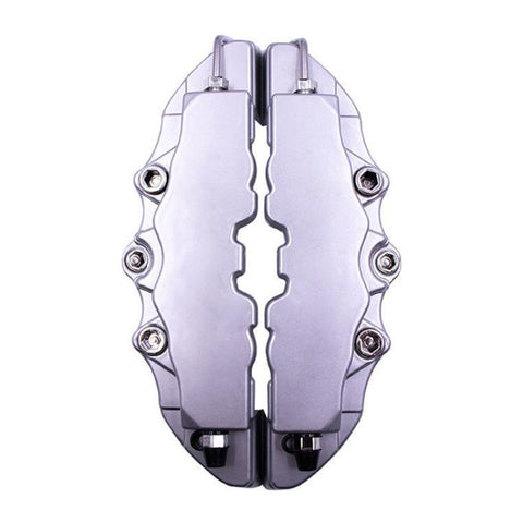 2pcs /Set Car High-Temperature Resistant Brake Caliper Cover Kit, S Red, M Red, L Red, S Blue, M Blue, L Blue, S Yellow, M Yellow, L Yellow, S Silver, M Silver, L Silver, S Black, M Black, L Black
