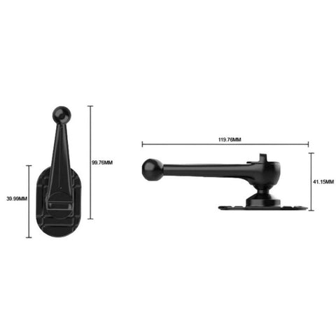 2pcs Car Adhesive Snail-Shaped Phone Mount Base 360-Degree Rotatable Mount Base, Snail-Shaped Phone Mount Base