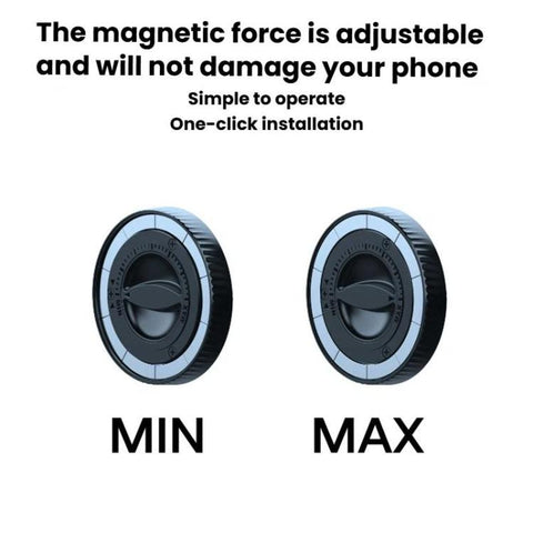 Car Adjustable Ring Magnetic Mount Magnetic Head Accessory For Phone Mounts, Adjustable Ring Magnetic Mount