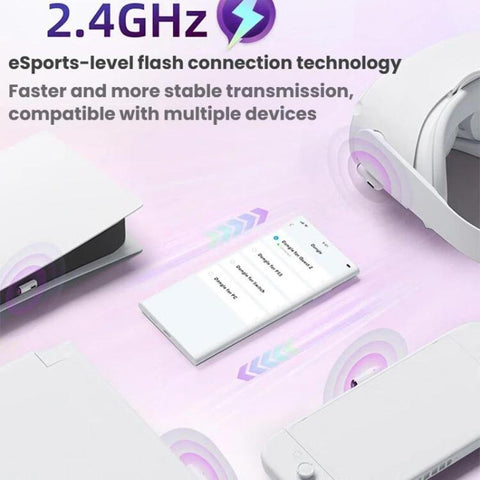 ANKER SoundCore VR P10 30ms Ultra-low Latency Wireless 2.4G Gaming Bluetooth Earphones, VR P10