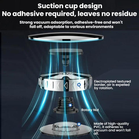 360 Degree Adjustable Frameless Suction Cup High-Definition Small Round Mirror