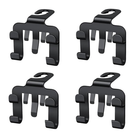4pcs Multi-functional Car Seat Back Hook Phone Holder