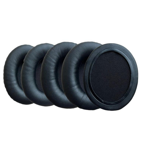 2pcs Universal Oval-shaped Ear Pads for Over-Ear Headphones Replacement Protein Leather Ear Cushions, 70x90mm, 75x95mm, 80x100mm, 85x105mm