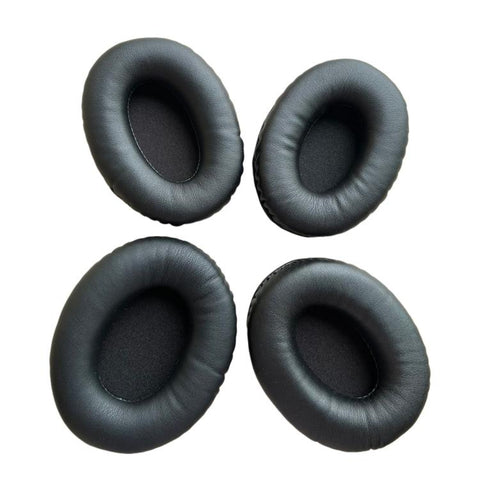 2pcs Universal Oval-shaped Ear Pads for Over-Ear Headphones Replacement Protein Leather Ear Cushions, 70x90mm, 75x95mm, 80x100mm, 85x105mm