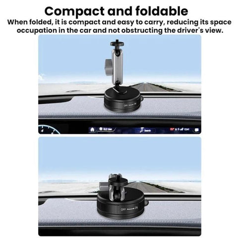 Flymile Car Suction Cup Mount For DJI Osmo Pocket 3 / Osmo Action 6 / 5 Pro