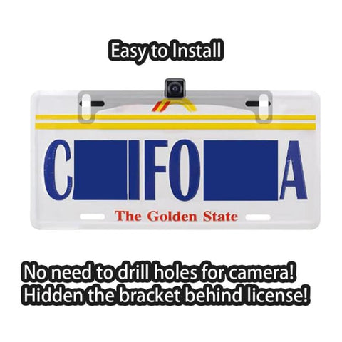 Universal US-standard License Plate Bracket Reversing Cameras Metal Bracket