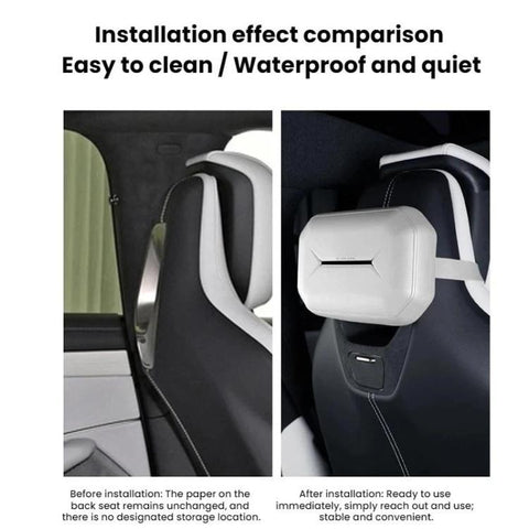 For Leapmotor C10 Seat Hanging Silicone Tissue Box
