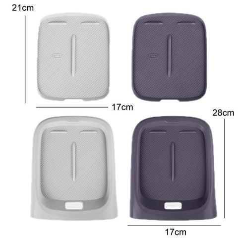 For 2025 Leapmotor B10 Center Console Wireless Charging Silicone Protective Anti-Slip Mat, Purple Half-coverage, Purple Full-coverage, Gray Half-coverage, Gray Full-coverage