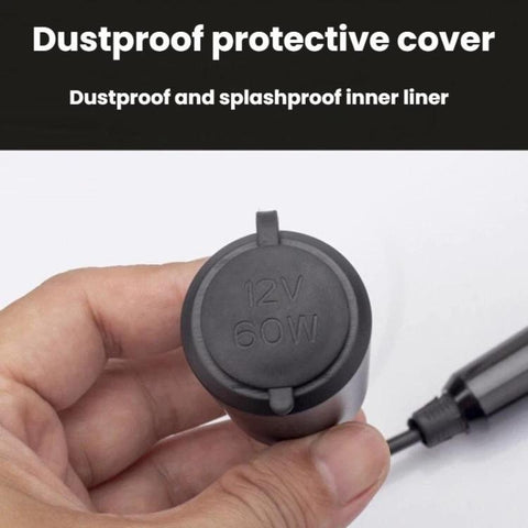 Car Cigarette Lighter High-power Female Connector Extension Cable