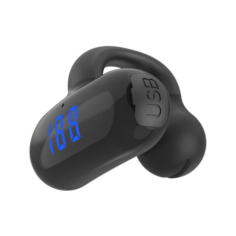 Clip-on Bluetooth Headphones Digital Display Air Conductive Technology