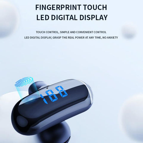Clip-on Bluetooth Headphones Digital Display Air Conductive Technology