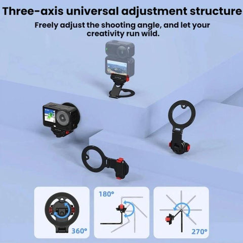 For DJI Osmo Action 6 / Nano Flymile Bidirectional Magnetic Bracket Extension Clip