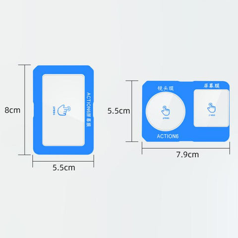 For DJI Osmo Action 6 Flymile Camera Lens HD Tempered Glass Screen Protector