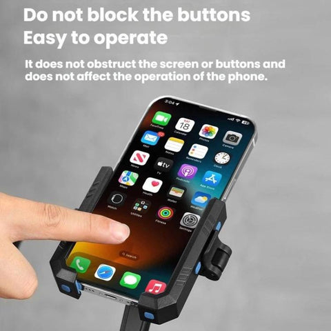 JOHORSE Telescopic Outdoor Phone Holder for Bicycles and Electric Bikes