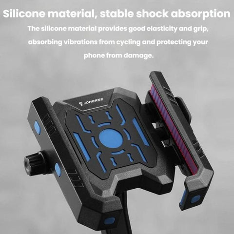 JOHORSE Telescopic Outdoor Phone Holder for Bicycles and Electric Bikes