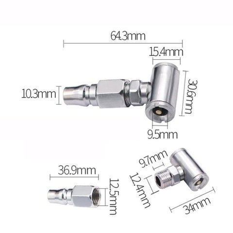 Car Tire Inflation Nozzle Tire Air Nozzle, Double Head, Single Head