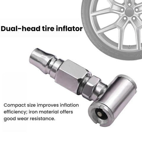 Car Tire Inflation Nozzle Tire Air Nozzle, Double Head, Single Head