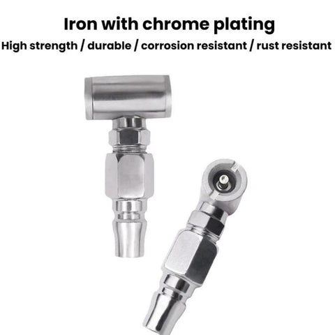 Car Tire Inflation Nozzle Tire Air Nozzle, Double Head, Single Head